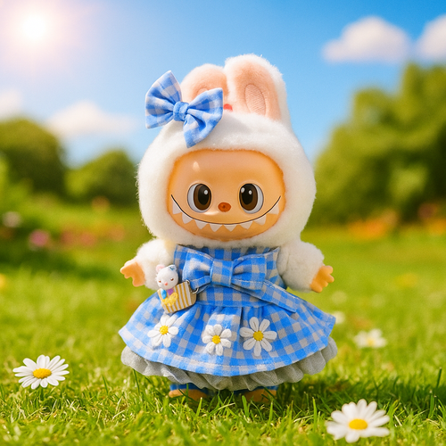 Sweet Gingham Blue Outfit