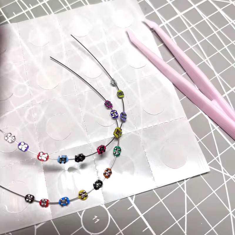 Smiley Braces for Labubu